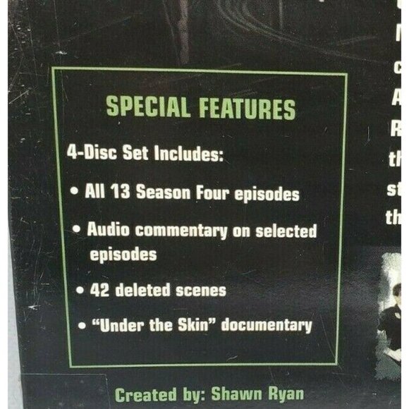 The Shield Complete Fourth Season Missing Disk 4 Minor Blemishes On 1 & 2 Clean - Picture 4 of 12